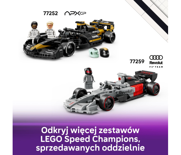 LEGO SPEED CHAMPIONS 77258 Bolid F1 ACADEMY™ LEGO® - 1518050 - zdjęcie 4